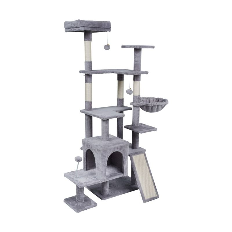 lupin-wear-ca-cat-scratching-post-75x40x152-cm-gray-rebel-animals-2912955 Cat scratching post 75x40x152 cm, gray, REBEL ANIMALS - Image 1