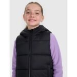 Childrens down vest with synthetic filling 4F 4FJRAW25TVJAU331-20S - Image 6