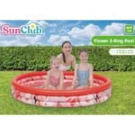 CHILDRENS POOL 3-RING FLOWERS 157x24CM 51465 - Image 3