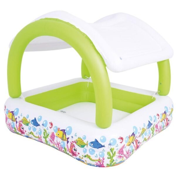 CHILDRENS POOL WITH ROOF 143x143x123CM 51016