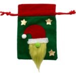 CHRISTMAS GIFT BAG WITH SANTA CLAUS 15x20CM - Image 2