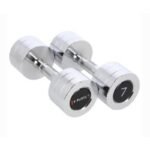 Chrome dumbbells 2x7 kg HMS CHD07 - Image 3