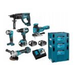 Combo Kit 18V DDF484+DGA513+DHR202+DJV181+DML802 - Image 2