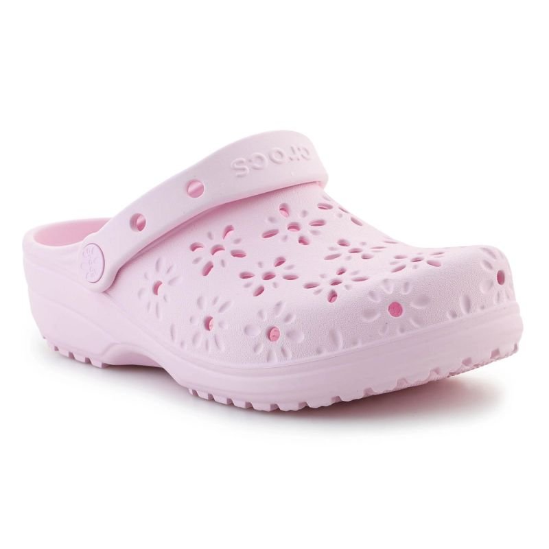 lupin-wear-ca-crocs-classic-floral-cut-out-clog-w-210927-6zw-slides-1543776 Crocs Classic Floral Cut Out Clog W 210927-6ZW slides - Image 1
