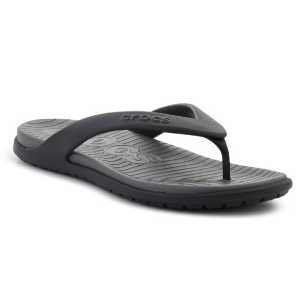 CROCS COAST FLIP BLACK/SLATE GRAY 212035-0DD