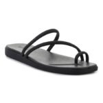CROCS MIAMI TOE LOOP SANDAL IN BLACK 209862-001