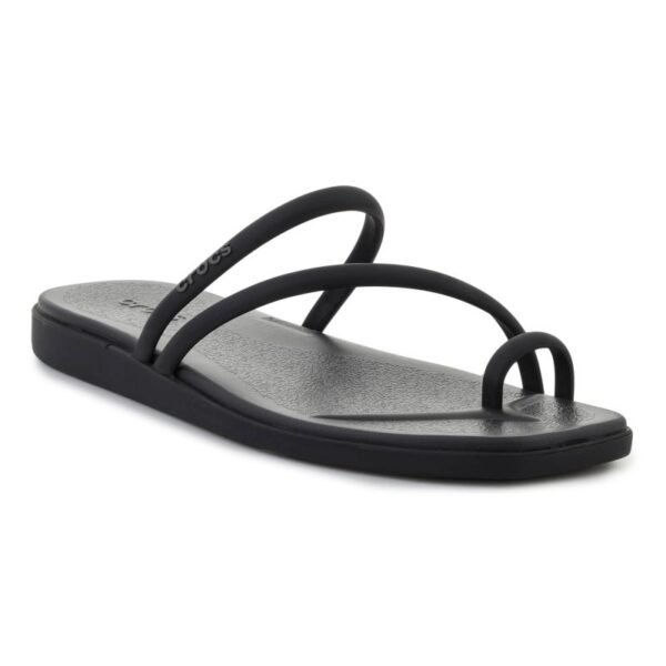 CROCS MIAMI TOE LOOP SANDAL IN BLACK 209862-001