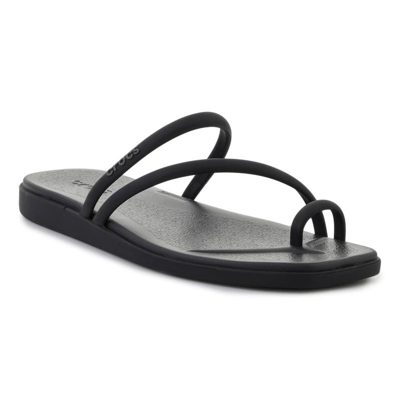 lupin-wear-ca-crocs-miami-toe-loop-sandal-in-black-209862-001-2940758 CROCS MIAMI TOE LOOP SANDAL IN BLACK 209862-001 - Image 1