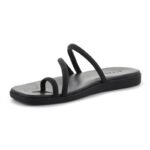 CROCS MIAMI TOE LOOP SANDAL IN BLACK 209862-001 - Image 3