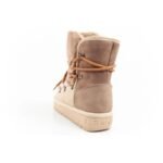 D.Franklin womens winter snow boots, fashionable fur lining, brown beige high - Image 5