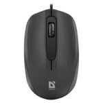 DEFENDER MOUSE ALPHA MB-507 SILENT BLACK 1000dpi 3P - Image 3