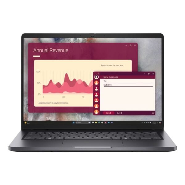 Dell Pro 14 PC14250 Core 7 150U 14.0"FHD+ IPS 300nits 60Hz 16GB DDR5 5200 SSD512 Intel Graphics FgrPr Cam FHD+IR WLAN+BT BcklKb 55Wh W11Pro 3Y ProSupport