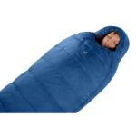 Deuter Starlight Childrens Sleeping Bag (130-170 cm) - Nightblue/Redwood - Image 3