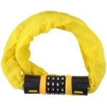 DUNLOP BICYCLE LOCK, CHAIN, COMBINATION, 90 CM, ORANGE - Image 3