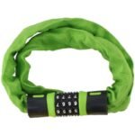 DUNLOP BICYCLE LOCK CHAIN WITH COMBINATION 90CM LENGTH GREEN - Image 3