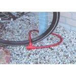 DUNLOP BLUE SPIRAL BIKE LOCK WITH KEY, HOSE, 18MMx80CM - Image 2