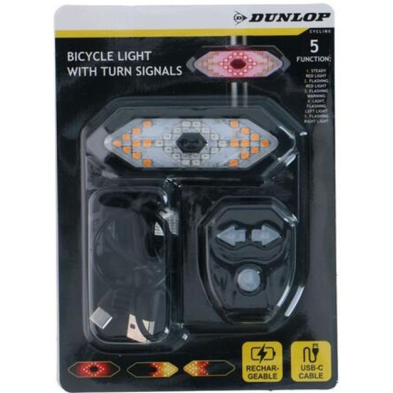 lupin-wear-ca-dunlop-rear-bike-light-with-led-indicator-usb-charging-1972323 DUNLOP REAR BIKE LIGHT WITH LED INDICATOR USB CHARGING - Image 1