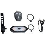 DUNLOP REAR BIKE LIGHT WITH LED INDICATOR USB CHARGING - Image 5