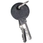 DUNLOP SPIRAL BICYCLE LOCK WITH KEY 1.2x65CM - TRANSPARENT - Image 2