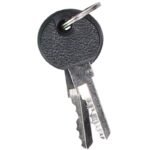DUNLOP SPIRAL BIKE LOCK WITH KEY 1.2x65CM - RED - Image 2