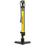 DUNLOP WORKSHOP BICYCLE PUMP 230PSI (16BAR) WITH MANOMETER YELLOW - Image 7