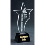 Engraved glass trophy + paint filling - Image 2