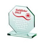 Engraved glass trophy + paint filling - Image 3