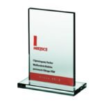 Engraved glass trophy + paint filling - Image 3