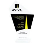 Engraved glass trophy + paint filling - Image 2