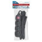 ESPERANZA 3-OUTLET POWER STRIP WITH 3M SWITCH, BLACK ELK211K - Image 5