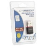 Esperanza EA134K Card Reader (External; MicroSD, MicroSDHC) - Image 2