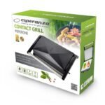 ESPERANZA ESPERANZA CONTACT GRILL PEPERONE 850W BLACK EKG013 - Image 2