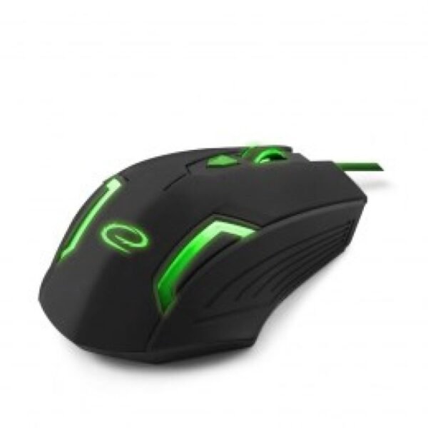 Esperanza Fighter EGM205G computer mouse (optical; 2400 DPI; black)