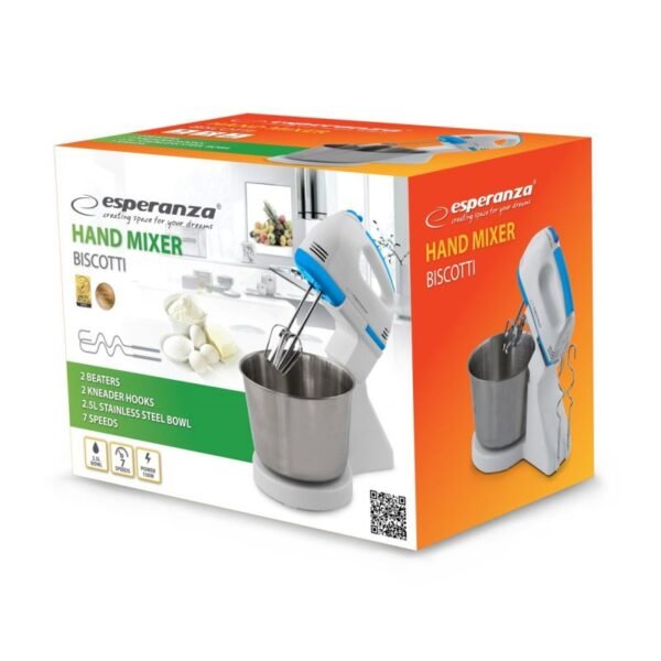 ESPERANZA MIXER WITH BISCOTTI BOWL EKM019WB