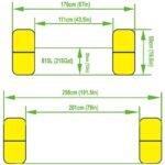 FAMILY INFLATABLE POOL RECTANGULAR 2-RING WITH GOALS 258x170x50CM 51471 - Image 4
