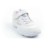 Fila Skye V childrens sports shoes for girls with velcro, white - Image 2