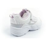 Fila Skye V childrens sports shoes for girls with velcro, white - Image 4