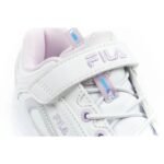 Fila Skye V childrens sports shoes for girls with velcro, white - Image 6