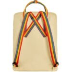 Fjallraven Kanken Rainbow backpack - light oak/patt - Image 2