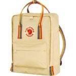 Fjallraven Kanken Rainbow backpack - light oak/patt - Image 3