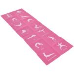 FOLDABLE YOGA MAT 1700x600x5MM PINK ENERO FIT - Image 6
