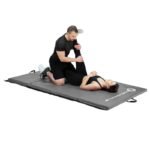 Folding gymnastic mattress gray 2400x1200x50mm HMS MGS01 - Image 6