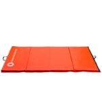 Folding gymnastic mattress red 2400x1200x50mm HMS MGS01