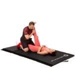 Folding gymnastics mattress black 2400x1200x50mm HMS MGS01 - Image 6