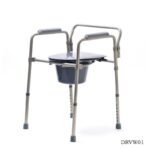 Folding toilet chair with adjustable height - Image 3