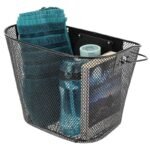 FRONT BICYCLE BASKET CLICK-MOUNTED BLACK - Image 5
