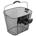 FRONT BICYCLE BASKET CLICK-MOUNTED BLACK - Image 6