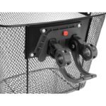 FRONT BICYCLE BASKET CLICK-MOUNTED BLACK - Image 8