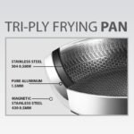 Frying pan with lid 28cm MR-1216-28 MAESTRO - Image 3