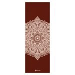 Gaiam Intense Rust Sundial Flower Yoga Mat 5mm 65733 - Image 5